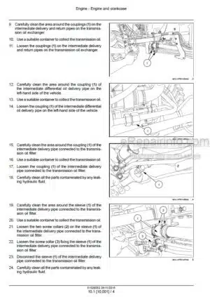 Photo 7 - Case 3309 Service Manual Mower Conditioner 8-96760