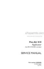 Photo 4 - Case 810 Flex Air Service Manual Applicator 84588406