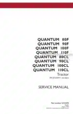 Photo 5 - Case 80F 90F 100F 11OF 80CL 90CL 100CL 110CL Quantum Service Manual Tractor 51523378