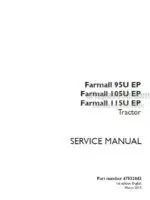 Photo 4 - Case 95UEP 105UEP 115UEP Farmall Service Manual Tractor
