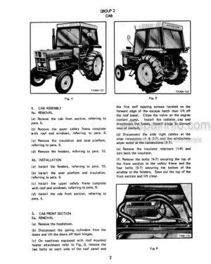 Photo 8 - Case International 384 Service Manual Tractor GSS1489