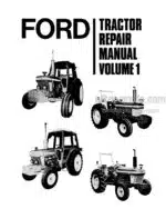 Photo 4 - Ford 2610 3610 4110 4610 5610 6610 6710 7610 7710 Repair Manual Tractor 81921357