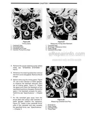Photo 8 - Ford LGT14D LGT16D Service Manual Diesel Lawn And Garden Tractor 40001420