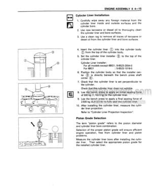 Photo 7 - Isuzu 4BD1 Service Manual Industrial Diesel Engine IDE-2041