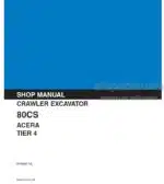 Photo 4 - Kobelco 80CS Acera Tier 4 Shop Manual Crawler Excavator 87480997NA