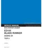 Photo 5 - Kobelco ED150 Blade Runner Acera SR Tier 3 Service Manual Excavator Dozer 87480999