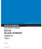 Photo 5 - Kobelco ED150 Blade Runner Acera SR Tier 3 Service Manual Excavator Dozer 87480999