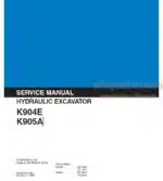 Photo 4 - Kobelco K904E K905A Service Manual Hydraulic Excavator S5LW0004E-01NA