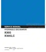 Photo 4 - Kobelco K905 K905LC Service Manual Hydraulic Excavator S5LP0001E-01