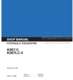 Photo 4 - Kobelco K907 K907LC-II Shop Manual Hydraulic Excavator S5YN0001E-02NA