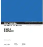 Photo 4 - Kobelco K907 K907LC-II Shop Manual Hydraulic Excavator S5YN0001E-02NA