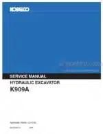 Photo 4 - Kobelco K909A Service Manual Hydraulic Excavator S5LQ0002E-01