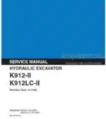 Photo 4 - Kobelco K912-II K912LC-II Service Manual Hydraulic Excavator S5LC0003E-02