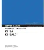 Photo 4 - Kobelco K912A K912LC Service Manual Hydraulic Excavator S5LC0002E