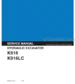 Photo 4 - Kobelco K916 K916LC Service Manual Hydraulic Excavator S5LS0001E-02