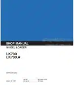 Photo 5 - Kobelco LK700 LK700.A Shop Manual Wheel Loader S5RF0001E-02NA