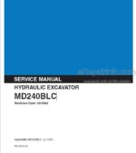 Photo 4 - Kobelco MD240BLC Service Manual Hydraulic Excavator S5LL0001E-02