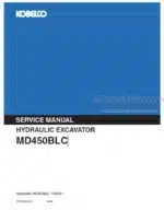 Photo 4 - Kobelco MD450BLC Service Manual Hydraulic Excavator S5YS0002E-01
