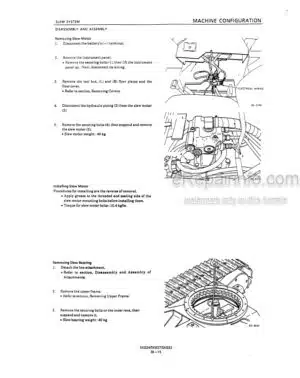 Photo 11 - Kobelco SK024 SK027 SK032 Shop Manual Hydraulic Excavator S5RO0002ENA