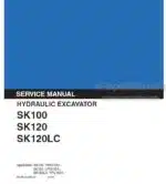 Photo 5 - Kobelco SK100 SK120 SK120LC Service Manual Hydraulic Excavator S5YPU0005E-00