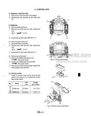 Photo 8 - Kobelco LK350-II Service Manual Wheel Loader S5RL0004E-00