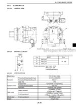 Photo 2 - Kobelco SK17SR-3 Shop Manual Compact Crawler Excavator S5PU0002E02