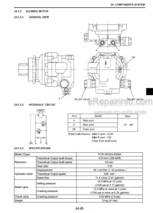 Photo 7 - Kobelco SK17SR-3 Shop Manual Compact Crawler Excavator S5PU0002E02