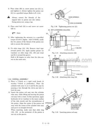 Photo 7 - Kobelco MD240C Service Manual Hydraulic Excavator S5LLU0004E-01