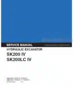 Photo 4 - Kobelco SK200 IV SK200LC IV Service Manual Hydraulic Excavator S5YQU0005E-00