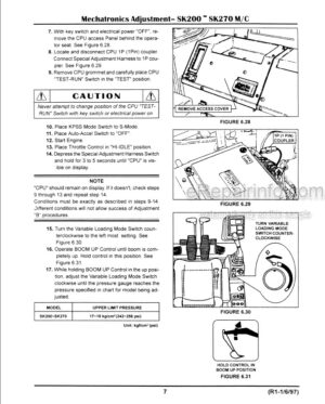 Photo 9 - Kobelco SK200 IV SK200LC IV Service Manual Hydraulic Excavator S5YQU0005E-00