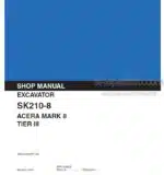 Photo 4 - Kobelco SK210-8 Acera Mark 8 Tier III Shop Manual Excavator YN91ZU0007P1NAR0