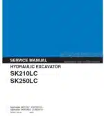 Photo 5 - Kobelco SK210LC SK250LC Service Manual Hydraulic Excavator S5YQ-LL12E-00