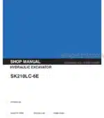 Photo 5 - Kobelco SK210LC Shop Manual Hydraulic Excavator 87360653NA