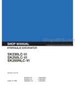 Photo 5 - Kobelco SK230LC-VI SK250LC-VI SK250NLC-VI Shop Manual Hydraulic Excavator S5LQ0011E-00