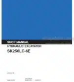 Photo 5 - Kobelco SK250LC-6E Shop Manual Hydraulic Excavator 87364097NA