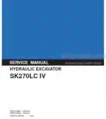Photo 4 - Kobelco SK270LC IV Service Manual Hydraulic Excavator S5LBU0005E(PLM)