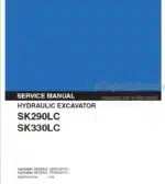 Photo 5 - Kobelco SK290LC SK330LC Service Manual Hydraulic Excavator S5LB YC0007E-00