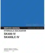 Photo 5 - Kobelco SK400 IV SK400LC IV Service Manual Hydraulic Excavator S5YSU0002E-01