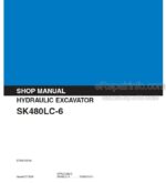 Photo 5 - Kobelco SK480LC-6 Shop Manual Hydraulic Excavator 87364108NA