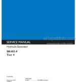 Photo 5 - Kobelco SK485-9 Tier 4 Service Manual Hydraulic Excavator S5LS0018E02