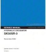 Photo 5 - Kobelco SK50SR-3 Service Manual Hydraulic Excavator S5PJ0009E-01
