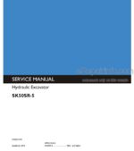 Photo 4 - Kobelco SK50SR-5 Service Manual Hydraulic Excavator S5PJ0031E01