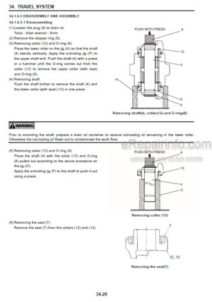 Photo 4 - Kobelco SK50SR-5 Service Manual Hydraulic Excavator S5PJ0031E01
