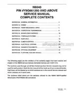 Photo 4 - New Holland H8040 Service Manual Self Propelled Windrower 84211418