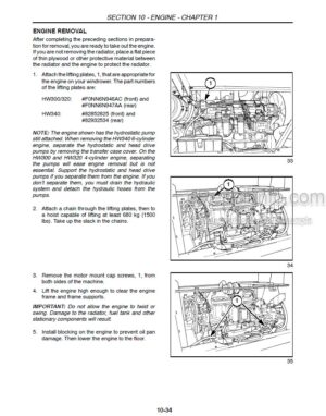 Photo 11 - New Holland HW300 HW320 Speedrower Repair Manual Windrower 86637556