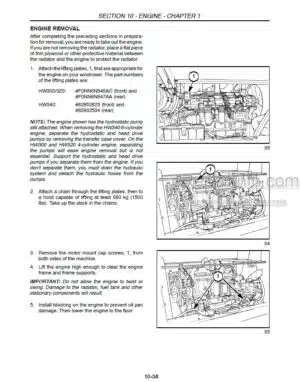 Photo 3 - New Holland HW300 HW320 Speedrower Repair Manual Windrower 86637556