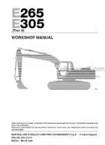 Photo 5 - New Holland Kobelco E265 E305 Tier 3 Workshop Manual Excavator 60413674