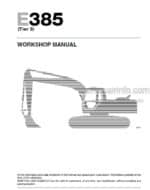 Photo 5 - New Holland Kobelco E385 Tier 3 Workshop Manual Excavator 60413679