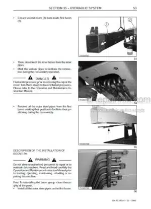 Photo 8 - New Holland LM740 Service Manual Telehandler 87708184B