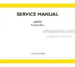 Photo 5 - New Holland LM732 Service Manual Telehandler 87474474B